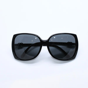 CHANEL シャネル サングラス アイウェア 5216-A c.501/3F サイズ61□16 135 ココマーク ブラック 美品 中古 4a008434