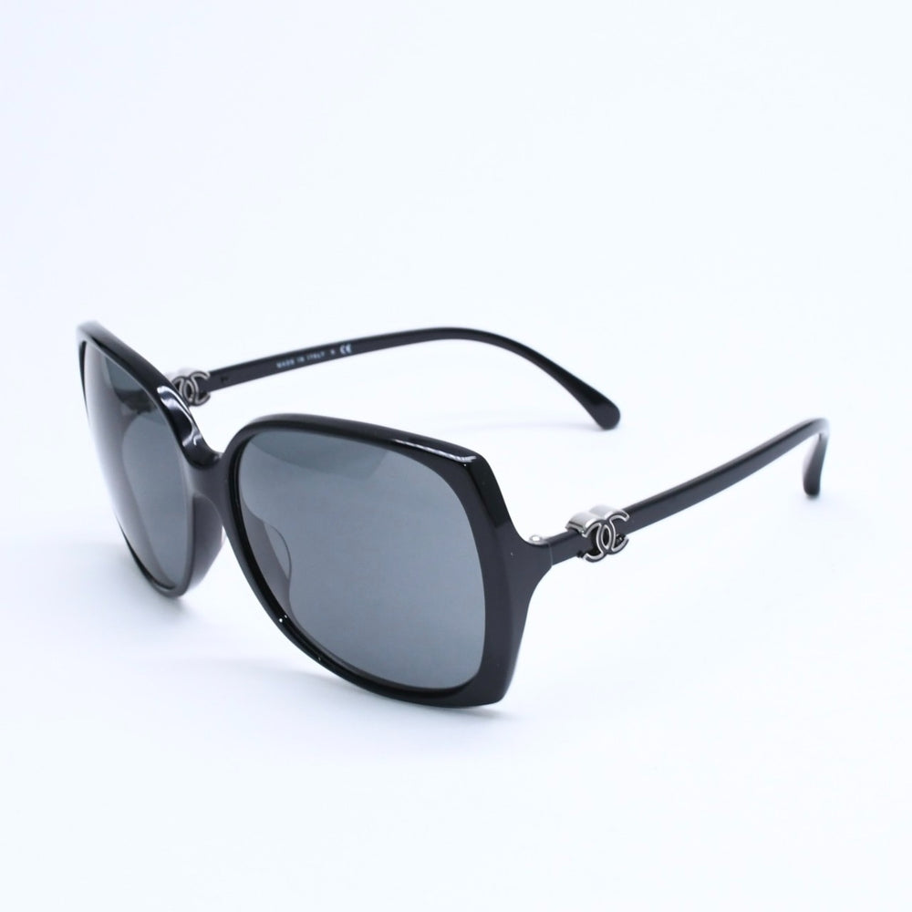 CHANEL シャネル サングラス アイウェア 5216-A c.501/3F サイズ61□16 135 ココマーク ブラック 美品 中古 4a008434