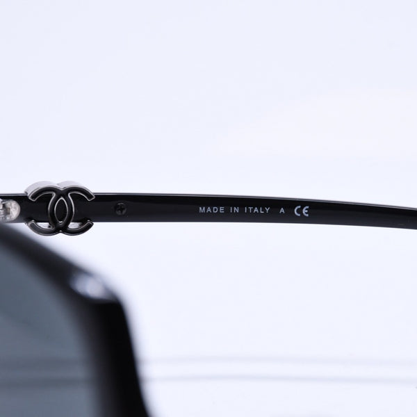 CHANEL シャネル サングラス アイウェア 5216-A c.501/3F サイズ61□16 135 ココマーク ブラック 美品 中古 4a008434