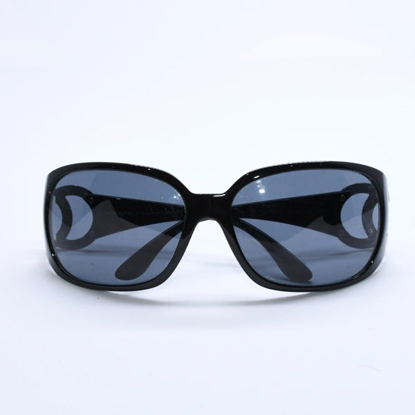 CHANEL シャネル サングラス アイウェア 6014 ｃ.501/87 サイズ64□16 120 ココマーク ブラック 良品 中古 4a008457