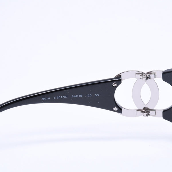CHANEL シャネル サングラス アイウェア 6014 ｃ.501/87 サイズ64□16 120 ココマーク ブラック 良品 中古 4a008457