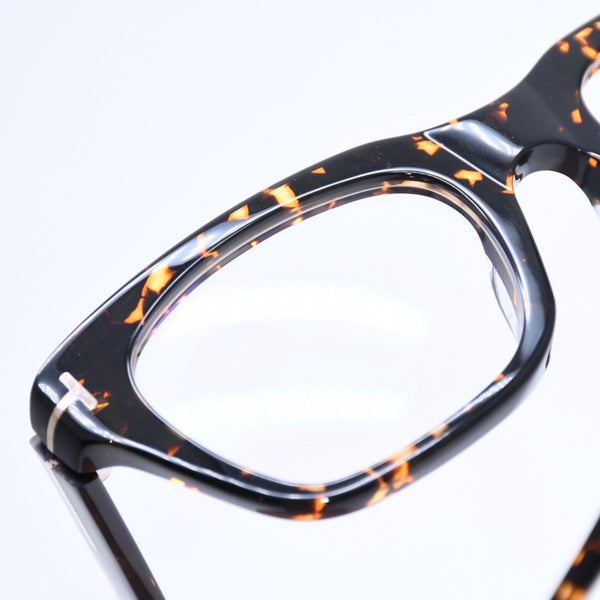 新品同様 TOM FORD トムフォード Snowdon スノードン メガネ 眼鏡 BR TF237-F ブラウン オレンジ サイズ51☐21 中古 4a008491
