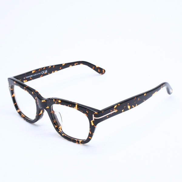 新品同様 TOM FORD トムフォード Snowdon スノードン メガネ 眼鏡 BR TF237-F ブラウン オレンジ サイズ51☐21 中古 4a008491