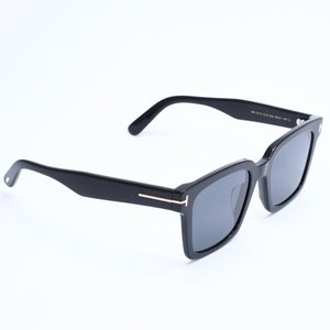 極美品 TOM FORD トムフォード ウェリントン サングラス メガネ TF1161-K アセテート メタル ブラック サイズ54◻︎21 中古 4a008476