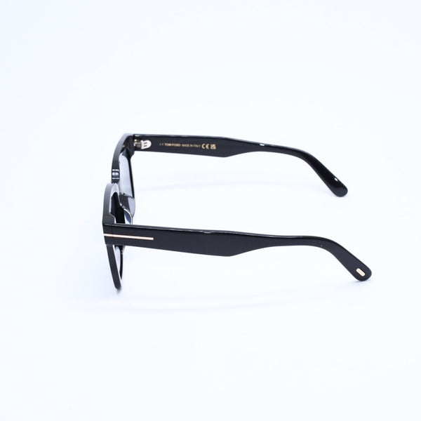 極美品 TOM FORD トムフォード ウェリントン サングラス メガネ TF1161-K アセテート メタル ブラック サイズ54◻︎21 中古 4a008476