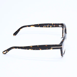 新品同様 TOM FORD トムフォード Snowdon スノードン メガネ 眼鏡 BR TF237-F ブラウン オレンジ サイズ51☐21 中古 4a008491