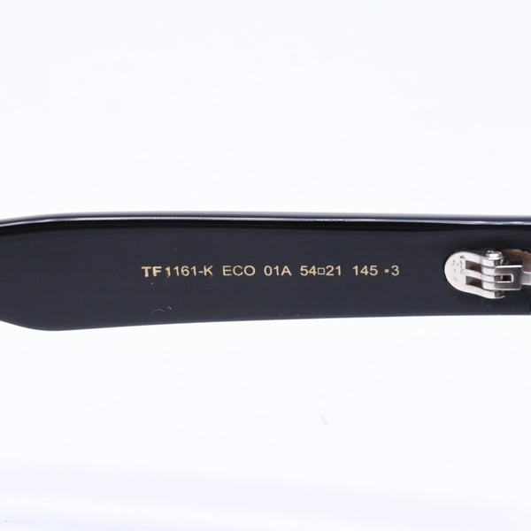 極美品 TOM FORD トムフォード ウェリントン サングラス メガネ TF1161-K アセテート メタル ブラック サイズ54◻︎21 中古 4a008476