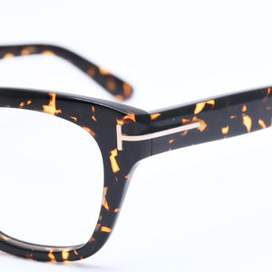 新品同様 TOM FORD トムフォード Snowdon スノードン メガネ 眼鏡 BR TF237-F ブラウン オレンジ サイズ51☐21 中古 4a008491