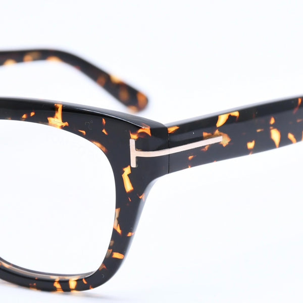 新品同様 TOM FORD トムフォード Snowdon スノードン メガネ 眼鏡 BR TF237-F ブラウン オレンジ サイズ51☐21 中古 4a008491