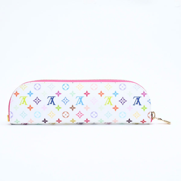 新品同様 LOUIS VUITTON ルイヴィトン LV × TM ペンシルポーチシャーロット GI1303 ホワイト マルチカラー 中古 4a008379