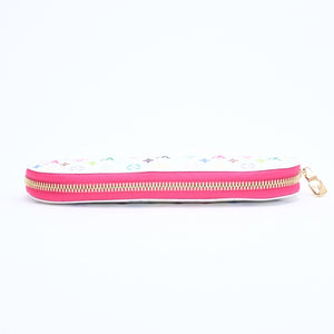 新品同様 LOUIS VUITTON ルイヴィトン LV × TM ペンシルポーチシャーロット GI1303 ホワイト マルチカラー 中古 4a008379