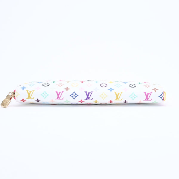 新品同様 LOUIS VUITTON ルイヴィトン LV × TM ペンシルポーチシャーロット GI1303 ホワイト マルチカラー 中古 4a008379