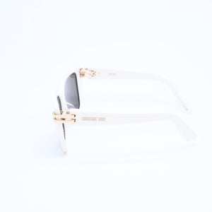 Mint condition CHRISTIAN DIOR sunglasses WH S1F 95A0 Ivory Size 56◻13 Gold hardware, pre-owned, item number 4a008533