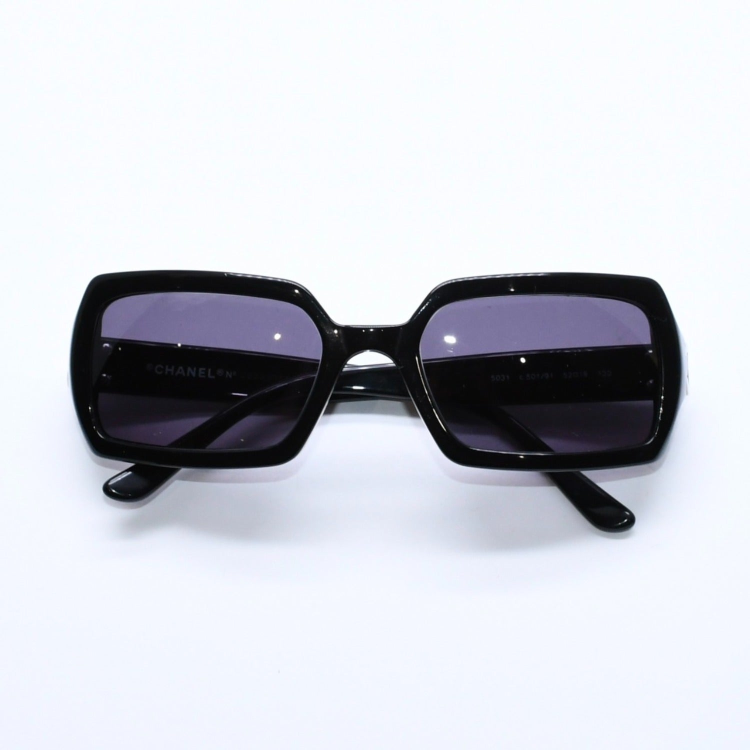 CHANEL Sunglasses Eyewear 5031 c.501/91 Size 52□18 130 Here Mark