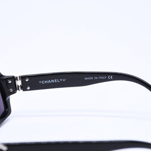 CHANEL シャネル サングラス アイウェア 5031 c.501/91 サイズ52□18 130 ココマーク ブラック 美品 中古 4a008437