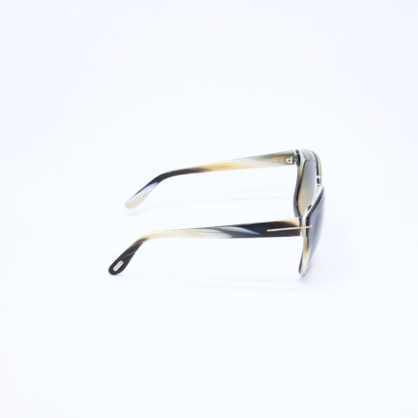 極美品 TOM FORD トムフォード クリストファー サングラス TF279 62F アセテート イエロー ホワイト ゴールド金具 サイズ53◻︎23 中古 4a008495