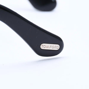 極美品 TOMFORD トムフォード サングラス Cary カリー TF58-F イタリア製 アセテート ブラック ブルー ゴールド金具 サイズ52◻︎20 中古 4a008523