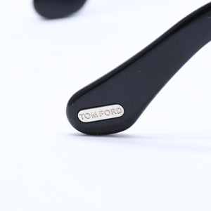 極美品 TOMFORD トムフォード サングラス Cary カリー TF58-F イタリア製 アセテート ブラック ブルー ゴールド金具 サイズ52◻︎20 中古 4a008523