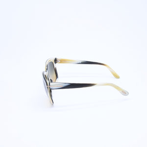 極美品 TOM FORD トムフォード クリストファー サングラス TF279 62F アセテート イエロー ホワイト ゴールド金具 サイズ53◻︎23 中古 4a008495