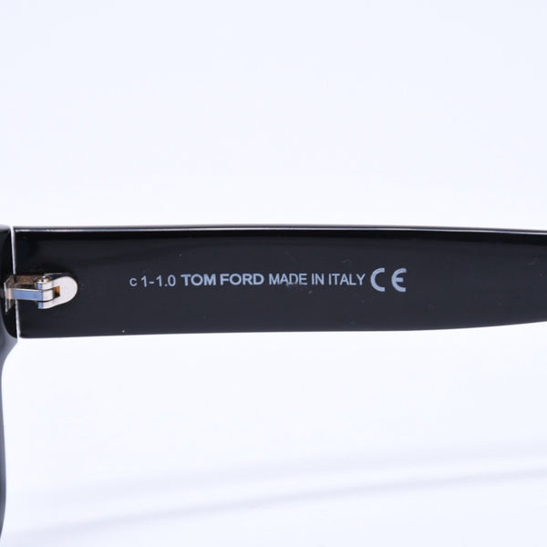 極美品 TOMFORD トムフォード サングラス Cary カリー TF58-F イタリア製 アセテート ブラック ブルー ゴールド金具 サイズ52◻︎20 中古 4a008523