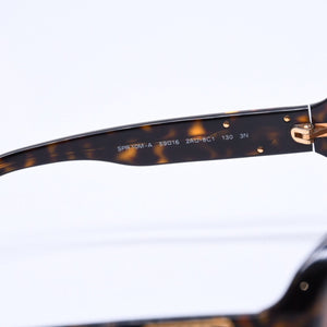 極美品 PRADA プラダ Sunglasses サングラス アイウェア SPR 10M-A サイズ59◻︎16 ブラウン ゴールド金具 中古 4a008527