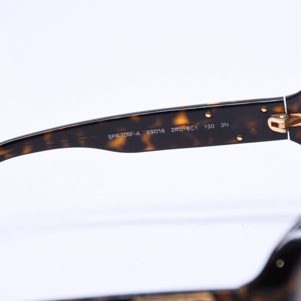 極美品 PRADA プラダ Sunglasses サングラス アイウェア SPR 10M-A サイズ59◻︎16 ブラウン ゴールド金具 中古 4a008527