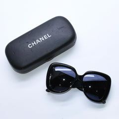 CHANEL シャネル サングラス アイウェア 05254 94305 ココマーク ブラック ゴールド プラスチック 美品 中古 4a008509