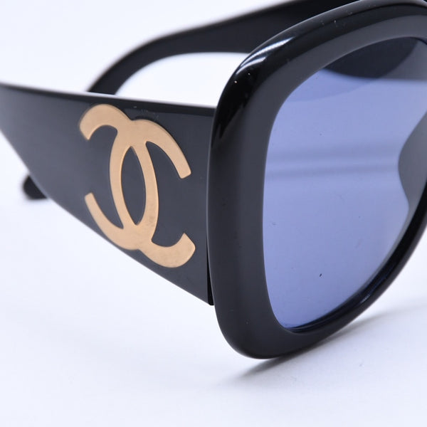 CHANEL シャネル サングラス アイウェア 05254 94305 ココマーク ブラック ゴールド プラスチック 美品 中古 4a008509