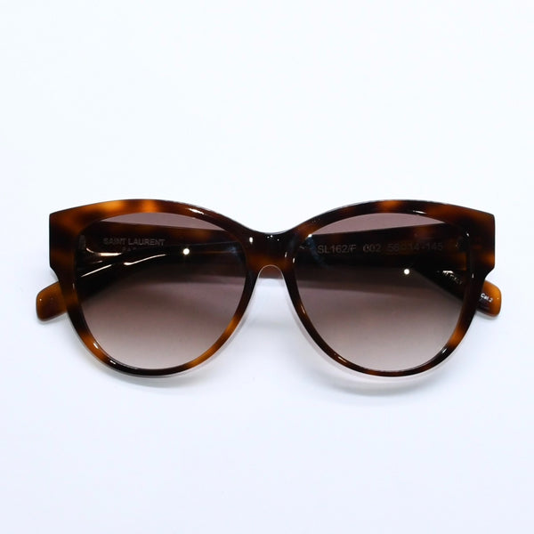 SAINT LAURENT サンローラン Sunglasses サングラス アイウェア SL162/F サイズ56◻︎14 145 ブラウン 美品 中古 4a008439