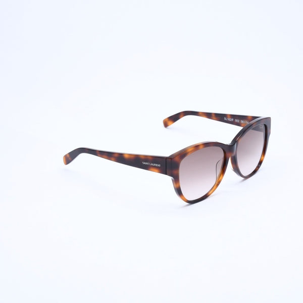 SAINT LAURENT サンローラン Sunglasses サングラス アイウェア SL162/F サイズ56◻︎14 145 ブラウン 美品 中古 4a008439