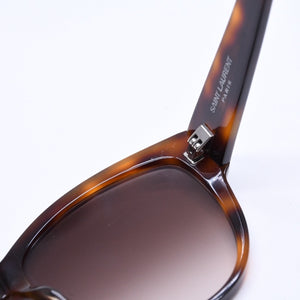 SAINT LAURENT サンローラン Sunglasses サングラス アイウェア SL162/F サイズ56◻︎14 145 ブラウン 美品 中古 4a008439