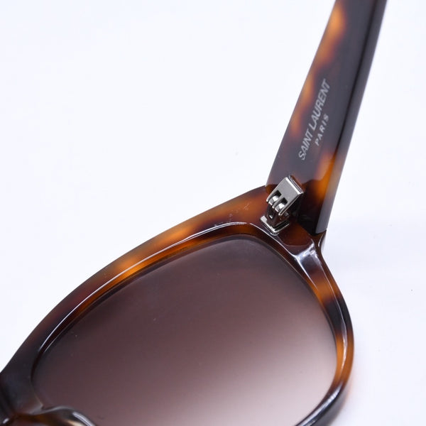 SAINT LAURENT サンローラン Sunglasses サングラス アイウェア SL162/F サイズ56◻︎14 145 ブラウン 美品 中古 4a008439