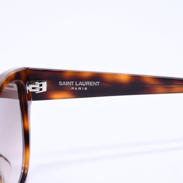 SAINT LAURENT サンローラン Sunglasses サングラス アイウェア SL162/F サイズ56◻︎14 145 ブラウン 美品 中古 4a008439