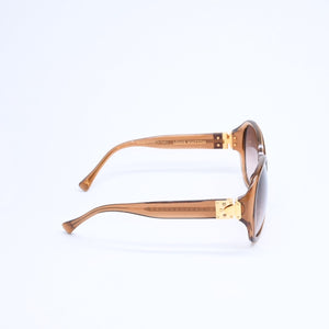 極美品 LOUIS VUITTON ルイヴィトン スプソン サングラス Z0283E アセテート ブラウン ゴールド金具 サイズ60◻︎13 中古 4a008525