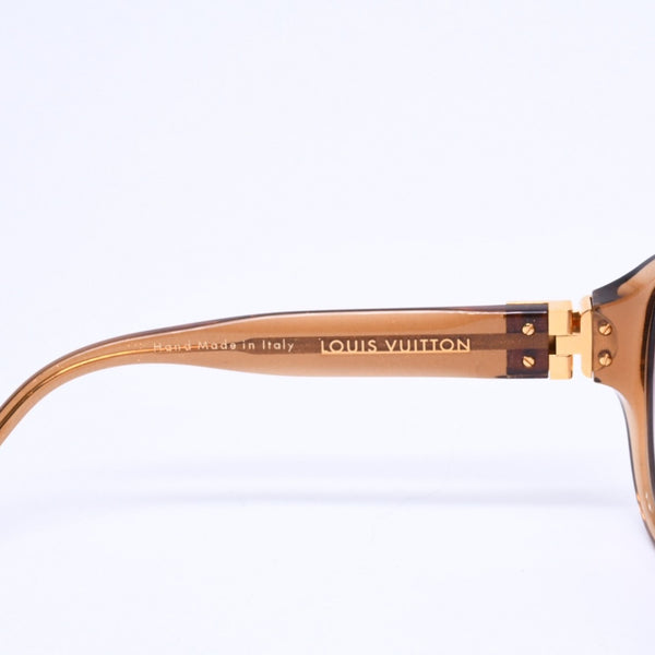 極美品 LOUIS VUITTON ルイヴィトン スプソン サングラス Z0283E アセテート ブラウン ゴールド金具 サイズ60◻︎13 中古 4a008525
