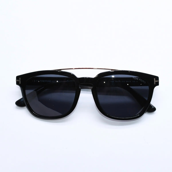 TOM FORD トムフォード Sunglasses サングラス アイウェア TF516 01A サイズ54◻︎19 145 ブラック ゴールド金具 美品 中古 4a008498