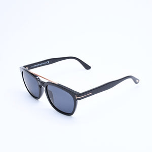 TOM FORD トムフォード Sunglasses サングラス アイウェア TF516 01A サイズ54◻︎19 145 ブラック ゴールド金具 美品 中古 4a008498