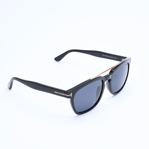 TOM FORD トムフォード Sunglasses サングラス アイウェア TF516 01A サイズ54◻︎19 145 ブラック ゴールド金具 美品 中古 4a008498
