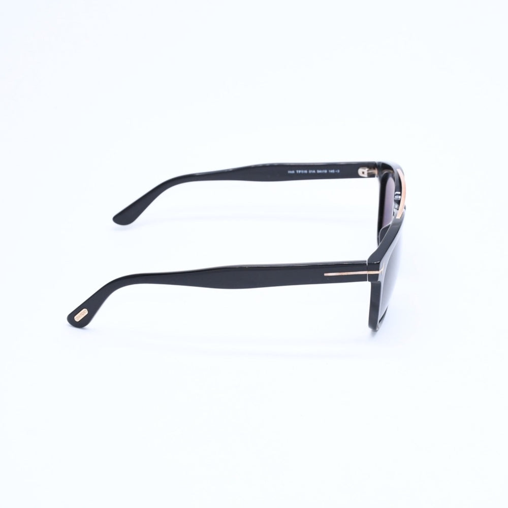 TOM FORD トムフォード Sunglasses サングラス アイウェア TF516 01A サイズ54◻︎19 145 ブラック ゴールド金具 美品 中古 4a008498