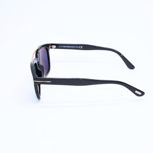 TOM FORD トムフォード Sunglasses サングラス アイウェア TF516 01A サイズ54◻︎19 145 ブラック ゴールド金具 美品 中古 4a008498