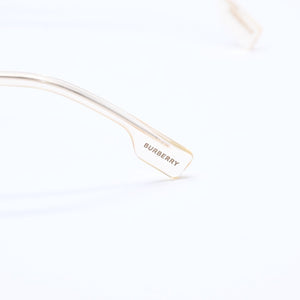 極美品 BURBERRY バーバリー ダブルブリッジ チェック柄 サングラス DY3487626 メタル ゴールド金具 サイズ55◻︎20 中古 4a008499