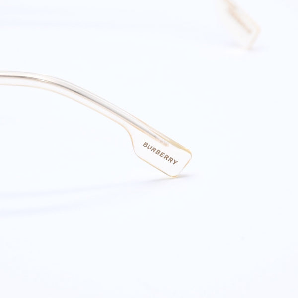極美品 BURBERRY バーバリー ダブルブリッジ チェック柄 サングラス DY3487626 メタル ゴールド金具 サイズ55◻︎20 中古 4a008499