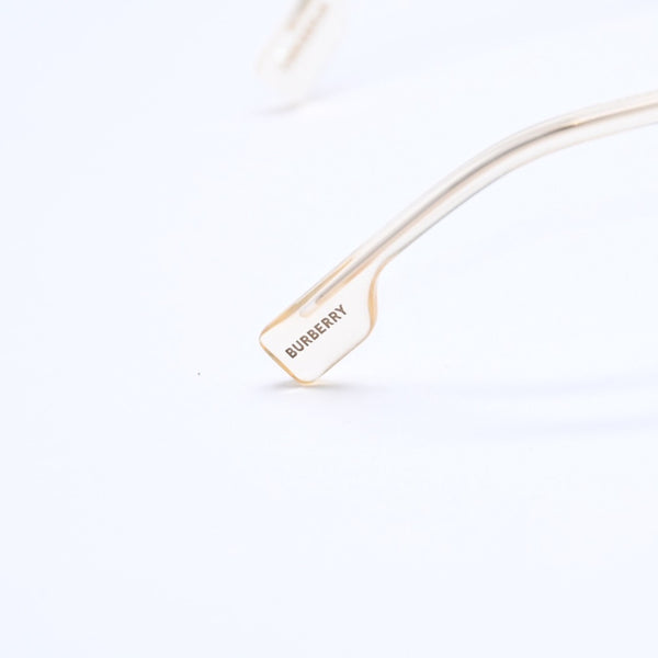 極美品 BURBERRY バーバリー ダブルブリッジ チェック柄 サングラス DY3487626 メタル ゴールド金具 サイズ55◻︎20 中古 4a008499