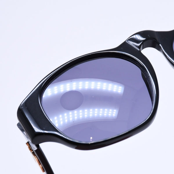 Very Good Condition CHANEL Sunglasses Eyewear 01452 94305 Black Gold Hardware Used 4a008514