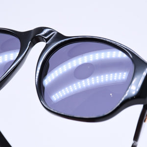 Very Good Condition CHANEL Sunglasses Eyewear 01452 94305 Black Gold Hardware Used 4a008514