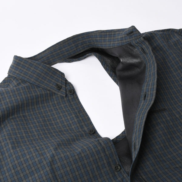 New unused BALENCIAGA handbag shirt bag close bag 811677 cotton green used 4a000856