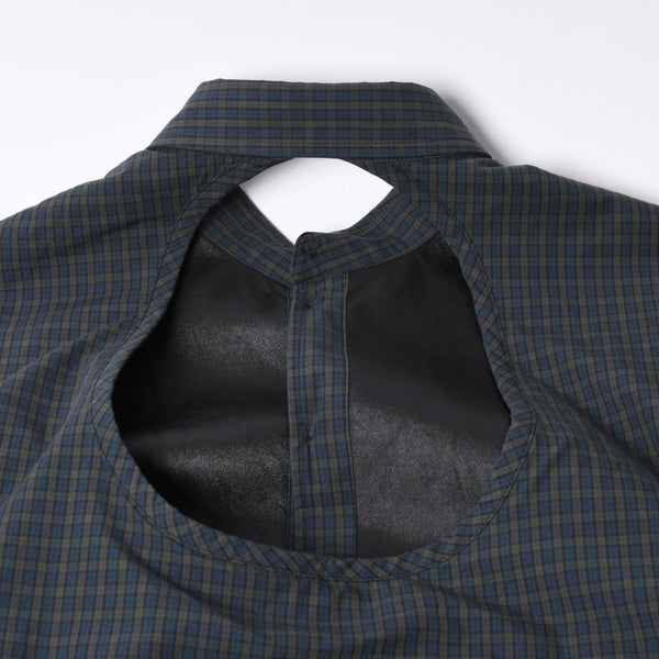 New unused BALENCIAGA handbag shirt bag close bag 811677 cotton green used 4a000856