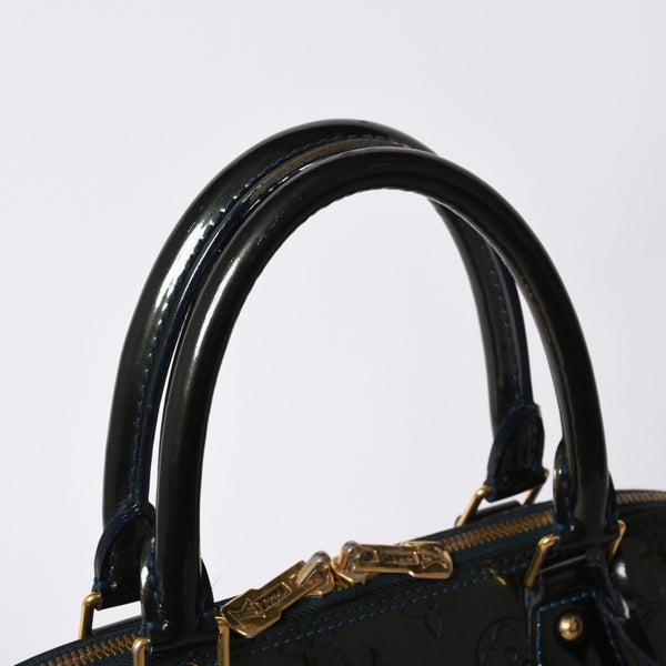 LOUIS VUITTON Alma GM handbag M91612 Monogram Vernis Brugnuit Gold hardware Good condition Used 4a000753