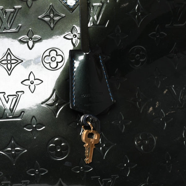 LOUIS VUITTON Alma GM handbag M91612 Monogram Vernis Brugnuit Gold hardware Good condition Used 4a000753