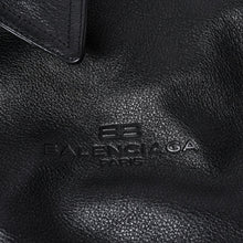 画像をギャラリービューアに読み込む, 新品未使用 BALENCIAGA バレンシアガ ハンドバック シャツバッグ close bag 811992 レザー ブラック 中古 4a000855